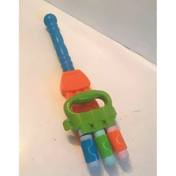 3 Color Removable Long Handle Sidewalk Chalk Holder Art Create Outdoor Kids - Picture 1 of 6